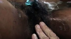 Lovely Black Girl Chasity Gets Her Pussy Shaved And Fucked Deep By A White Guy