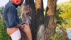 Sexy Stepsister Gets A Hard Ass Fuck In The Forest