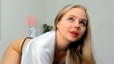 Busty Milf Cam Babe In Lingerie Pussy Masturbation