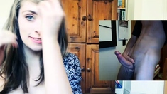 Cute blonde amateur webcam teen masturbating