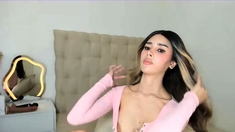 Close up teen masturbation