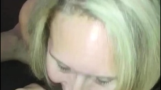 Amateur Blonde Blowjob CIM