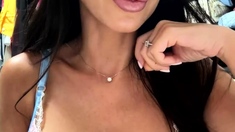 Leann amateur beautiful brunette with big boobs