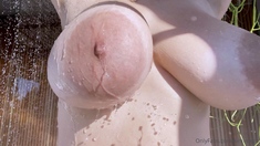 Close up cock jerking solo