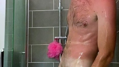 Solo masturbation and gay climax