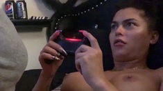 Blonde and big tits busty codi carmichael riding