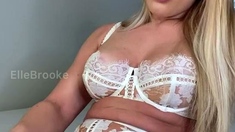 Hot Blonde Babe Solo Masturbation