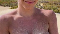 Big boobs milf masturbates with her dildo