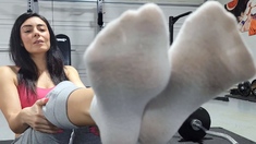 Exotic brunette hardcore foot fetish fuck