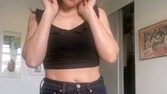 Brunette Solo Webcam Masturbation