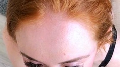 Amateur brunette teen blowjob and cumshot