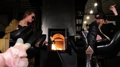 Worship Mistress Katharina - Corona Lockdown Fun with Sara