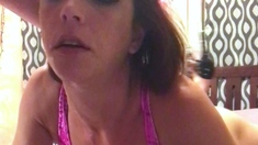 Brunette Solo Webcam Masturbation