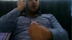 Big-cock Hunk's Phone Cam Solo
