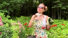 SneezeGoddess - Gardening Interrupted by Sneezing and Nose
