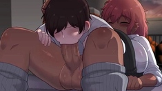 Futa Gyaru Reverse Blowjob