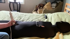 Blonde amateur MILF pov toys fingering shaved cunt