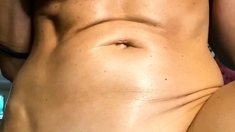 Big Boobed Blonde Masturbates With A Dildo In The Bathroom