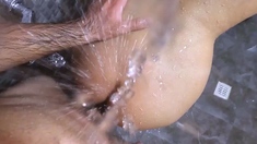 سکس در حمام - کص و کون / Step sis Get Fuck