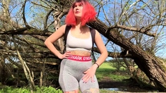 Yourhikerbabe - Sweaty Hiker Armpit & Pussy Cleaning
