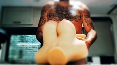 Fucking On The Counter With Dirty Talk And Moaning