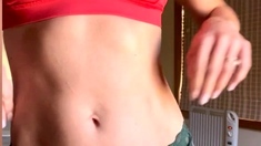 Chubby Blonde Brianna Solo Masturbation