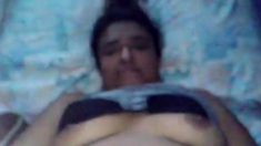 Hairy Young Mexican Woman Masturbates