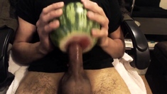 Fucking a Watermelon