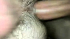 Hairy Ass Takes Dick