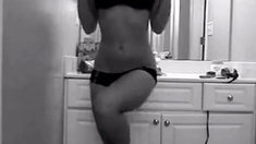 black and white teen strip