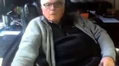 grandpa jerking off